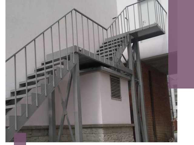 Монтаж пожарных лестниц под ключ в Ухте с гарантией качества