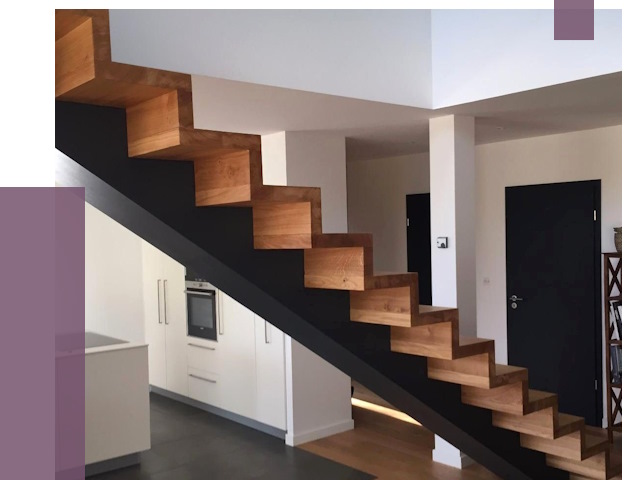 Изготовление деревянных лестниц в Ухте от 86063 руб. | ПРОЛЁТ-Хта