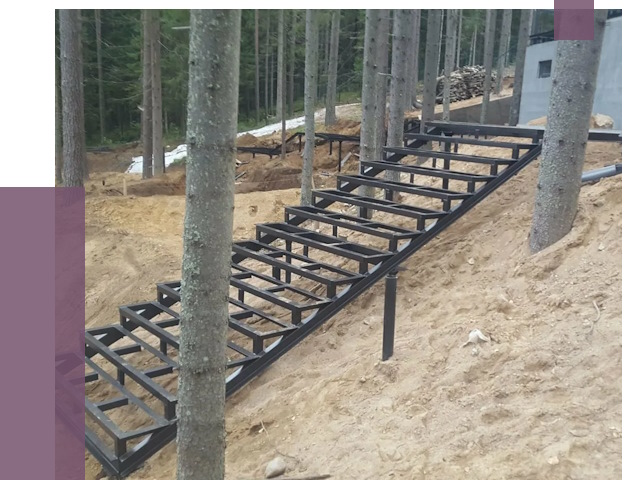 Монтаж металлических лестниц в Ухте от 13416 руб. 