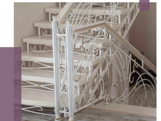 Изготовление кованых лестниц на заказ в Ухте от 86063 руб. | ПРОЛЁТ-Хта