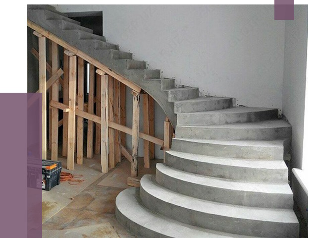 Изготовление бетонных лестниц под ключ в Ухте от 19744 руб. | ПРОЛЁТ-Хта