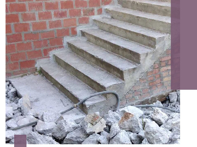 Демонтаж бетонных лестниц в Ухте: быстро и безопасно