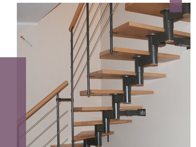 Изготовление модульных лестниц в Ухте от 11391 руб. 