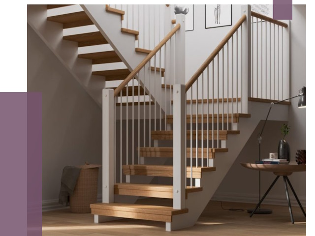 Маршевые лестницы в Ухте от 37716 руб. — монтаж | ПРОЛЁТ-Хта