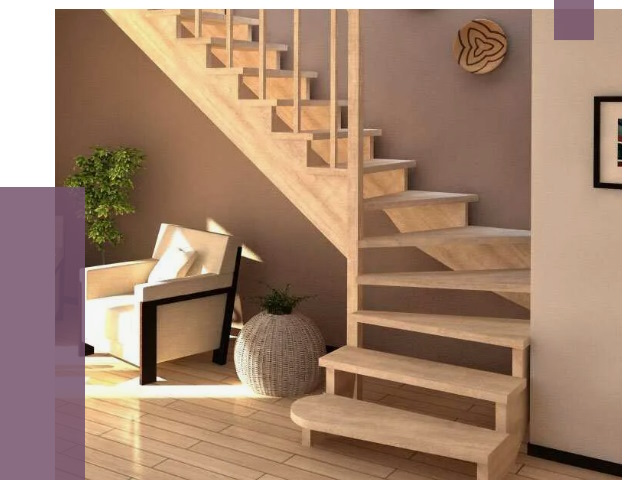 Изготовление Г-образных лестниц в Ухте от 18731 руб. 