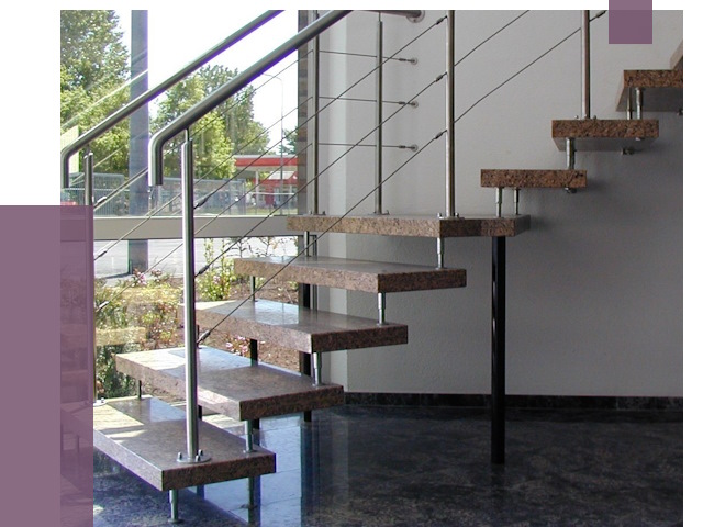 Лестницы на больцах в Ухте от 7898 руб. под ключ | ПРОЛЁТ-Хта