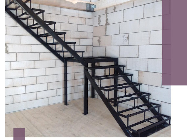 Лестницы на металлокаркасе под ключ в Ухте — изготовление и монтаж