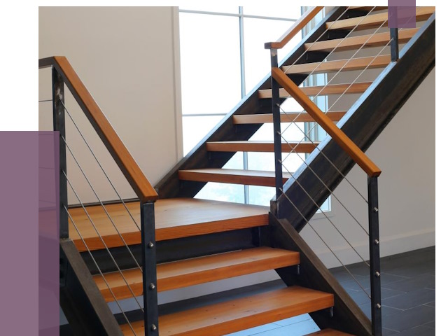 Изготовление лестниц на металлокаркасе в Ухте от 18731 руб. | ПРОЛЁТ-Хта