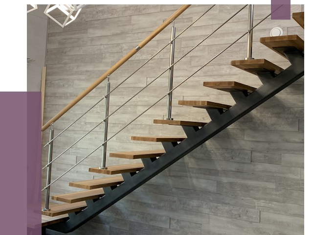 Изготовление лестниц на монокосоуре в Ухте от 75431 руб. 