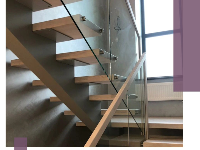 Изготовление лестниц на монокосоуре в Ухте с монтажом и гарантией