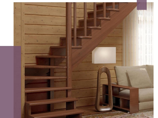 Лестницы эконом класса в Ухте от 18073 руб. бюджетные решения