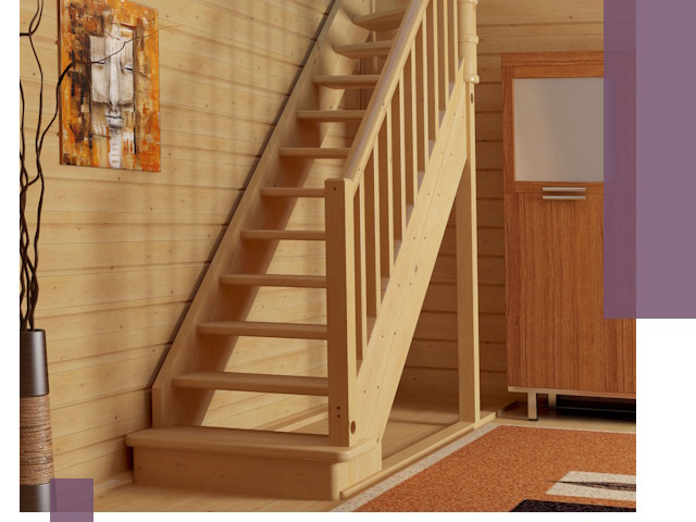 Лестницы эконом класса под ключ в Ухте — недорого и быстро