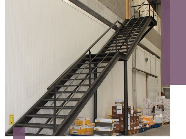 Лестницы для производства в Ухте — изготовление и монтаж