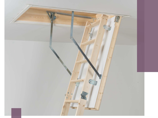 Установка чердачной лестницы под ключ в Ухте