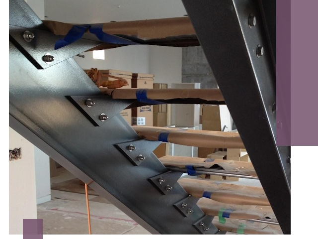 Усиление лестничных конструкций и усиление опор в Ухте