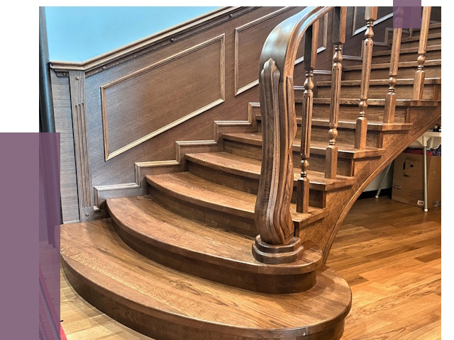 Дубовые лестницы под ключ в Ухте от 174656 руб. — ПРОЛЁТ-Хта