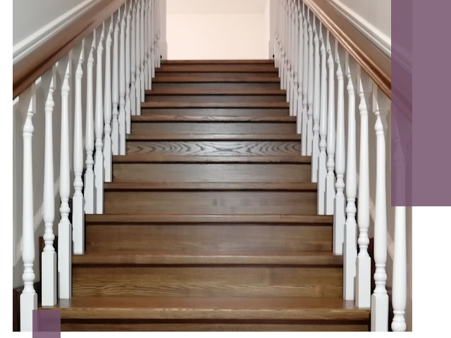 Лестницы из ясеня на заказ в Ухте — изготовление и монтаж