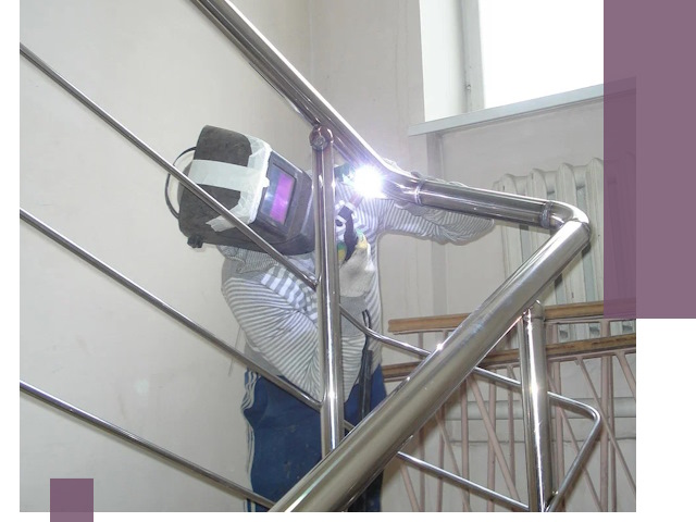 Монтаж перил и ограждений качественно в Ухте