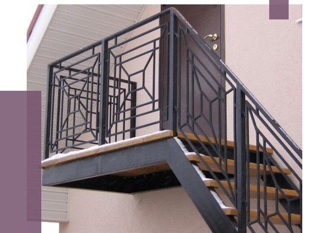 Металлические перила в Ухте от 4253 руб.  | ПРОЛЁТ-Хта