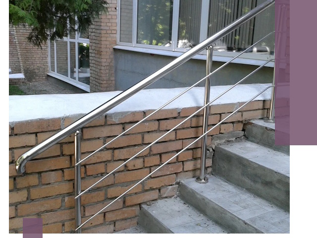 Перила из нержавеющей стали высокого качества в Ухте