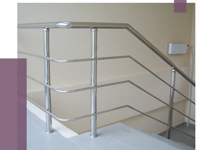 Алюминиевые перила в Ухте от 6278 руб. под ключ | ПРОЛЁТ-Хта