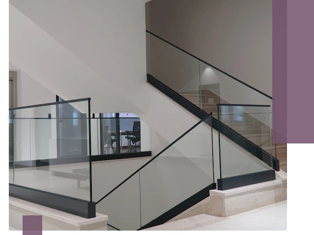 Стеклянные перила премиум-класса с установкой в Ухте