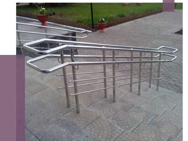 Перила для инвалидов в Ухте от 7513 руб. под ключ | ПРОЛЁТ-Хта