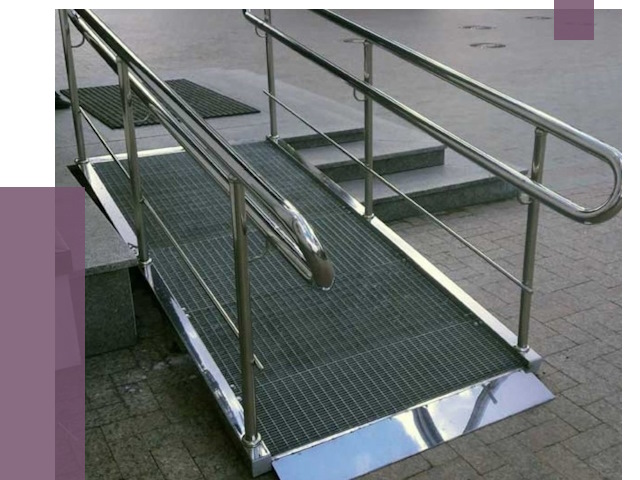 Монтаж пандусов для инвалидов в Ухте от 8525 руб. под ключ | ПРОЛЁТ-Хта