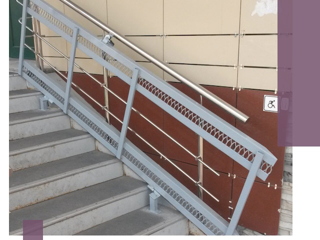 Изготовление откидных пандусов под ключ в Ухте