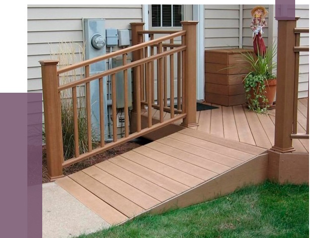 Пандус на крыльцо в Ухте под ключ от 7695 руб. 