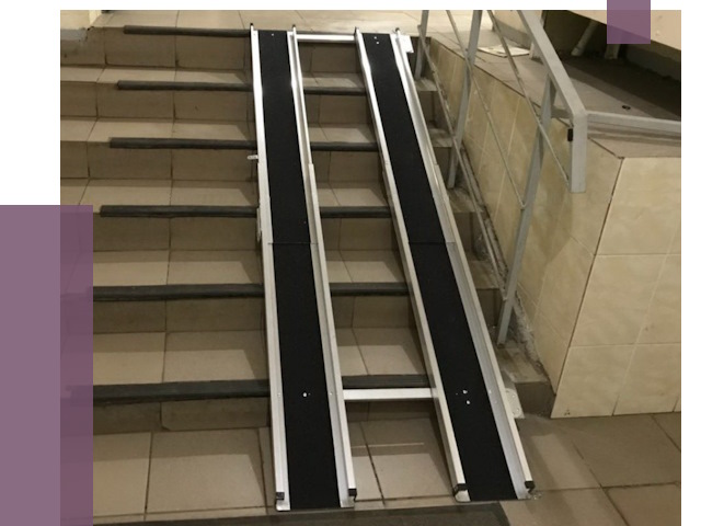 Установка пандуса в подъезд в Ухте от 7898 руб. под ключ | ПРОЛЁТ-Хта