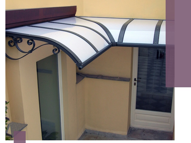 Монтаж козырьков любой сложности в Ухте под ключ