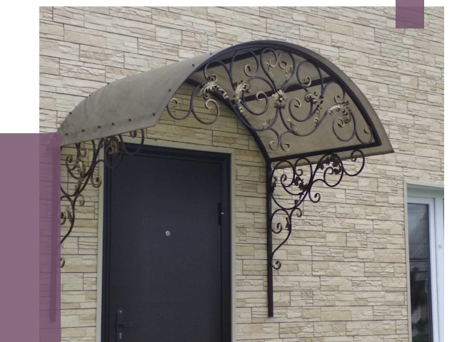 Ремонт козырьков в Ухте от 7341 руб.  | ПРОЛЁТ-Хта