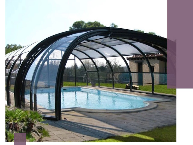 Навесы для бассейна в Ухте: изготовление и монтаж под ключ