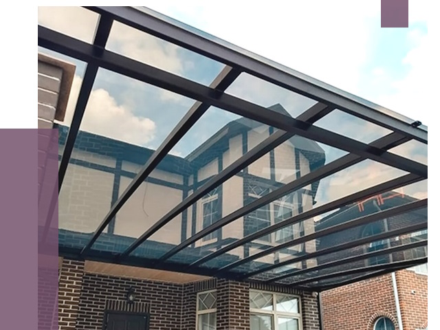 Навесы из поликарбоната в Ухте от 8525 руб. под ключ — ПРОЛЁТ-Хта