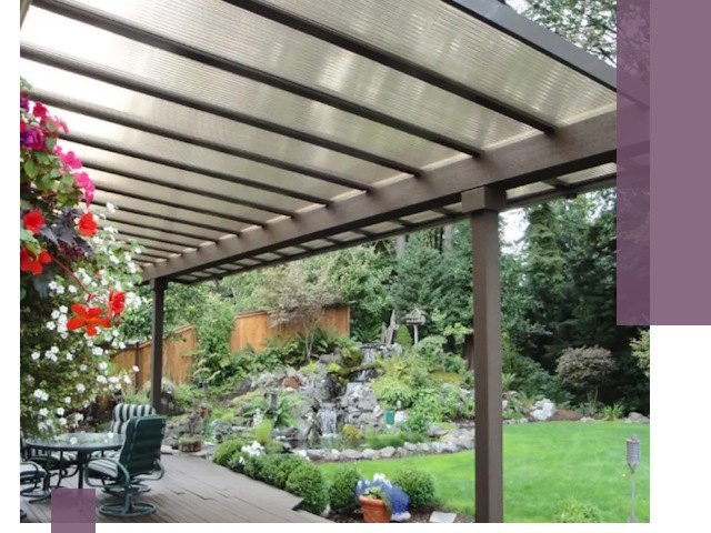 Навесы из поликарбоната под ключ в Ухте быстро и надёжно