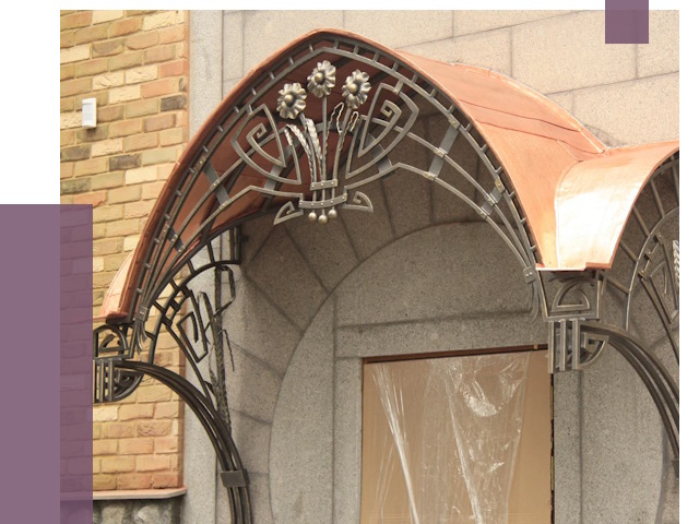 Арочные козырьки в Ухте от 14428 руб. 