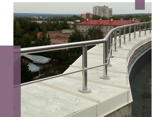 Парапеты и ограждения кровли в Ухте от 4911 руб.