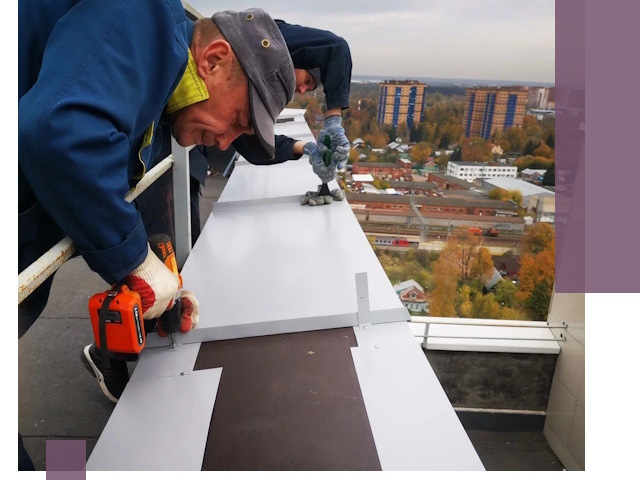 Монтаж парапетов в Ухте — установка прочных металлических ограждений