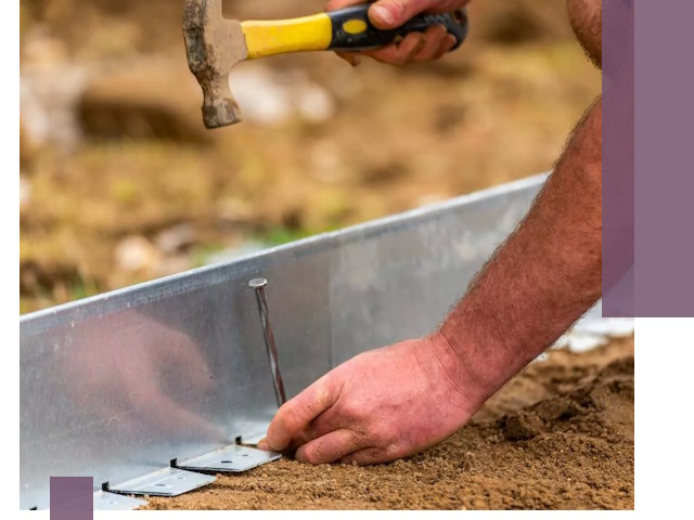 Монтаж металлических бордюров в Ухте быстро и качественно