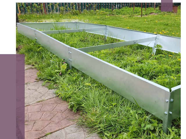 Металлические бордюры для грядок в Ухте от 1772 руб. 