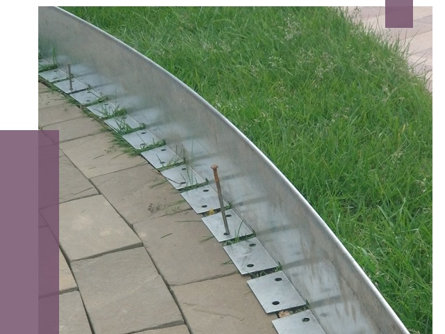 Металлические бордюры для тротуаров в Ухте от 8606 руб.