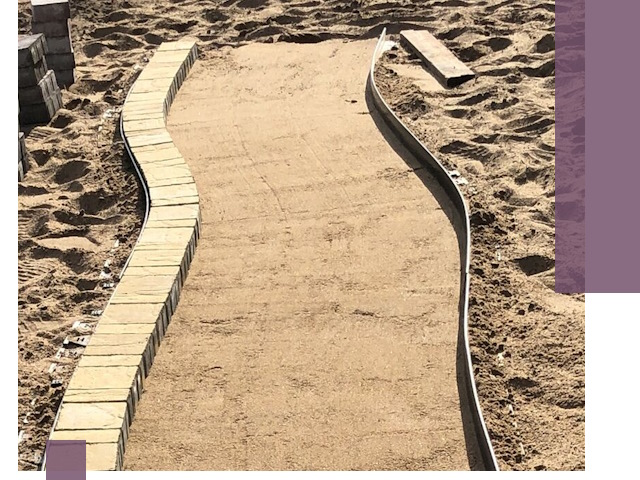 Металлические бордюры для тротуаров в Ухте — прочные и долговечные