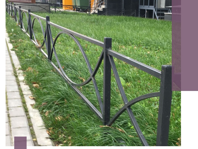 Газонные ограждения из металла в Ухте — монтаж и продажа