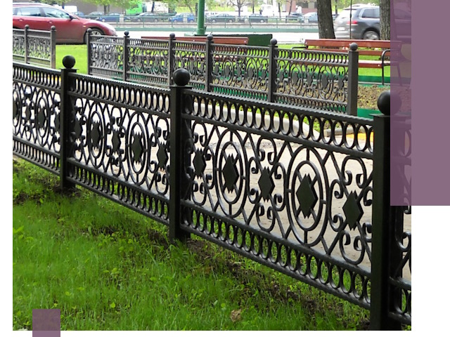 Секционные газонные ограждения под ключ в Ухте