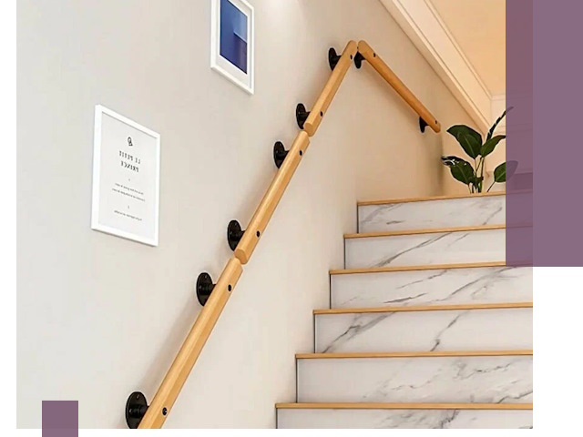 Поручни металлические и деревянные под ключ в Ухте