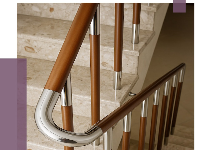 Монтаж поручней в Ухте от 9619 руб. монтаж под ключ | ПРОЛЁТ-Хта