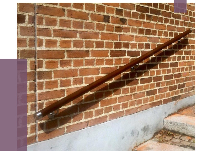 Изготовление пристенных поручней в Ухте от 4404 руб. — ПРОЛЁТ-Хта