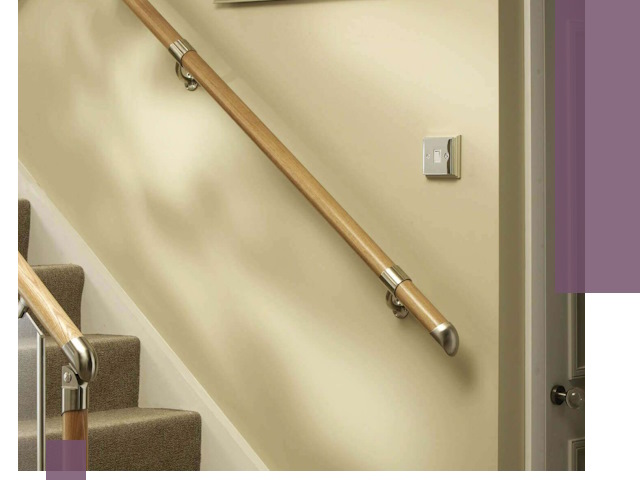 Монтаж пристенных поручней профессионально в Ухте