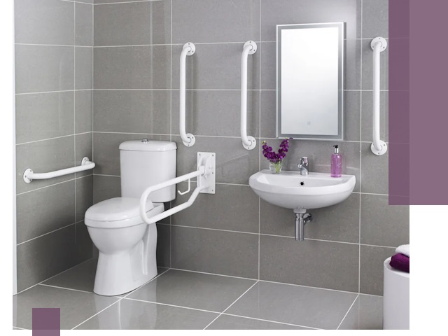 Поручни для санузлов в Ухте: установка, ремонт и монтаж